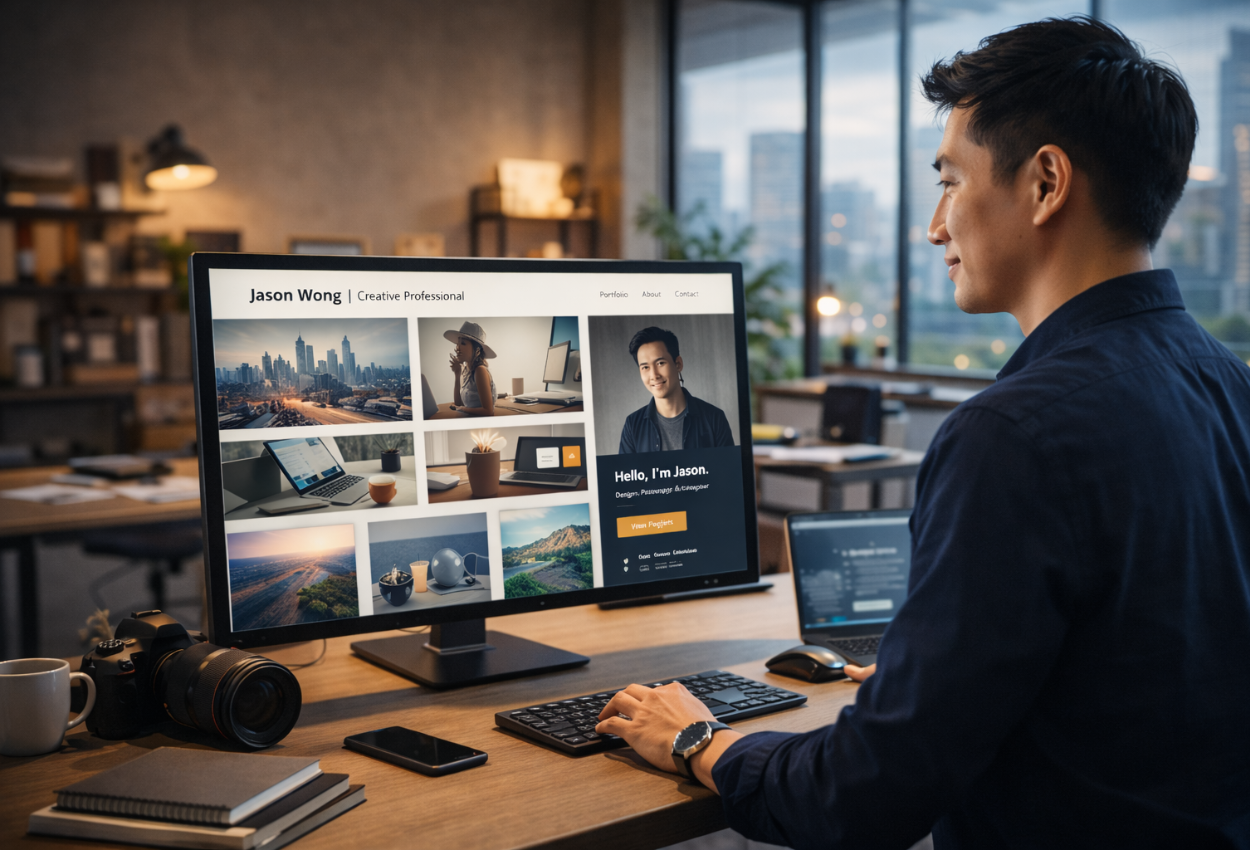 Website Personal & Portofolio di Jakarta Barat: Tampilkan Profesionalisme Anda